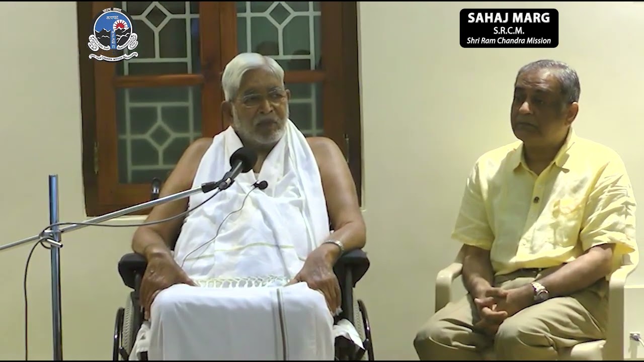 Rev #Chariji Cleanliness & Purity 23 August 2013 [ #Sahaj #Marg #SRCM #Shri #Ram #Chandra #Mission ]
