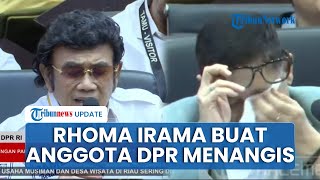 Tangis Anggota DPR saat Rhoma Irama Nyanyi Lagu tentang Ibu, Rapat RUU Hak Cipta Berubah Jadi Haru