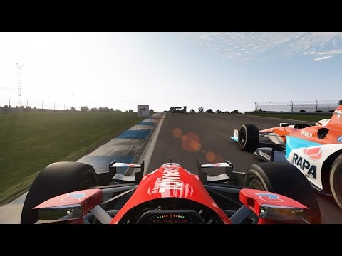 Project CARS Online Race 17 Donington Dallara DW12 Indycar Onboard