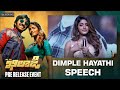 Dimple Hayathi Speech Khiladi Pre Release Event Event By You We Media