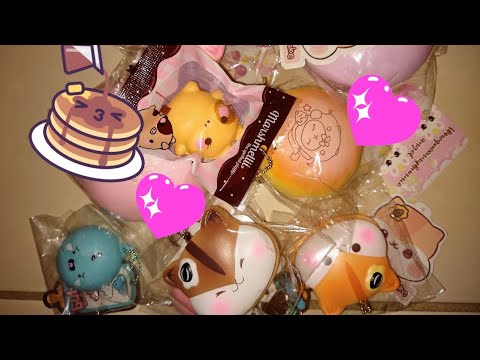 4 squishy packages!! new poli & more!!!😍 Video