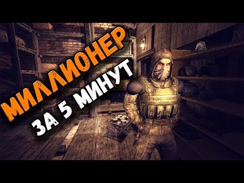 МИЛЛИАРДЕР в НАЧАЛЕ ИГРЫ за 5 МИНУТ в STALKER Чистое Небо