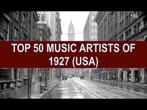 TOP 50 MUSIC ARTISTS OF 1927 USA; G Austin, N Skilkret, J Marvin, R Eting, N Lucas, C Edwards