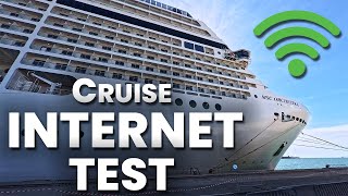 Can You WORK REMOTELY on a Cruise? INTERNET TEST on MSC Orchestra