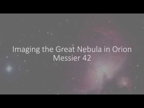 Imaging The Great Orion Nebula with the Atik Infinity