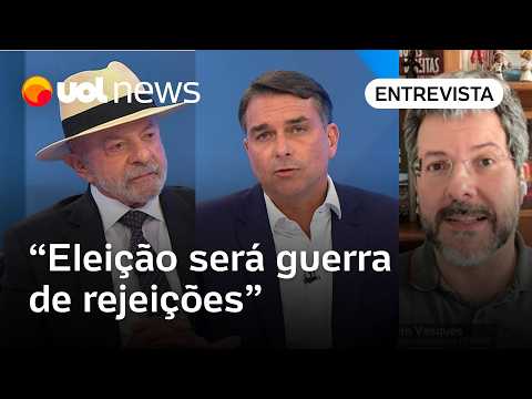 Eleição será guerra de rejeições; Lula e Flávio não tem nível elevado de aprovações, diz professor