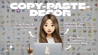 Copy & Paste Cute Symbols ☁︎ | Aesthetic Emojis for Bio, Notes & Captions!