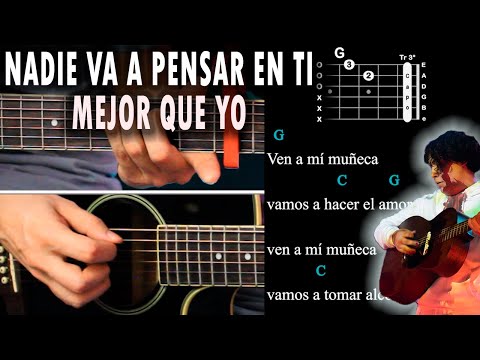 Nadie Va A Pensar En Ti Mejor Que Yo - Ed Maverick GUITARRA Tutorial / DEMO | Acordes