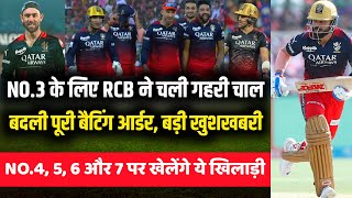 IPL 2023 : Biggest good news for RCB before 13th match |No.3, 4, 5, 6 और 7 के लिए मिले तूफानी खिलाड़ी