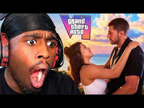 Kai Cenat Reacts To GTA 6 - Official Launch Trailer