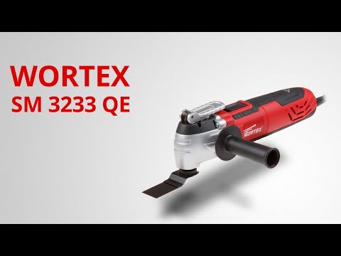 фото многофункциональный инструмент (реноватор) wortex (вортекс) sm 3233 qe + набор оснастки. 330 вт, 150 0