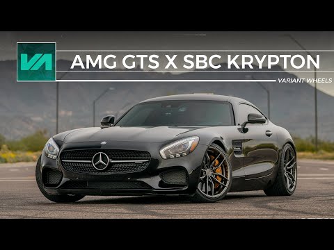 AMG GTS cruising the streets of Scottsdale // Variant Wheels // SBC Krypton