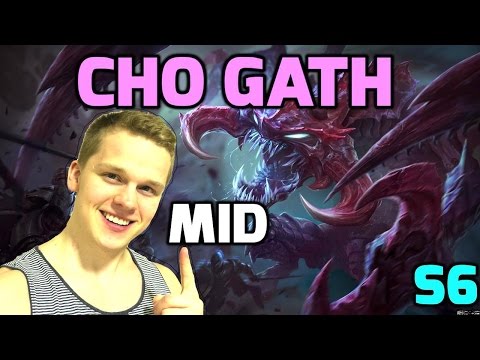 Cho Gath (Ap) Vs Fizz Mid - Ranked S6 - Gameplay