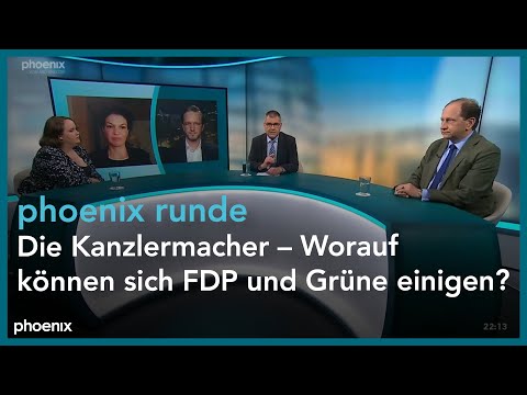 phoenix runde: Die Kanzlermacher – Worauf können sich FDP und Grüne einigen?