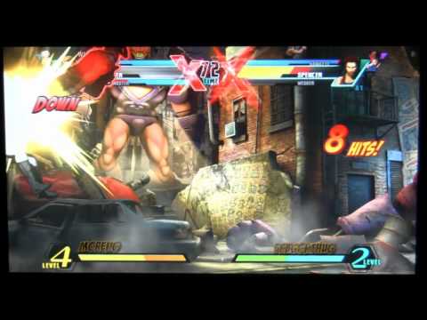 [UMvC3] Moreno [Task/Wes/Verg] vs DragonThug [Wes/Haw/Spen] - Winners final [DF3]