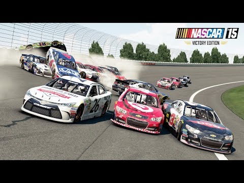 NASCAR '15 | Realistic Crash & Fail Compilation | 15 | Motor Speedway