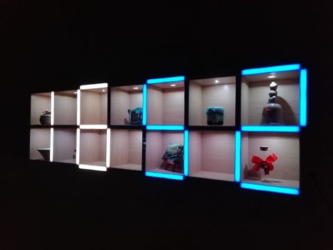 Shelves With Hidden Clock