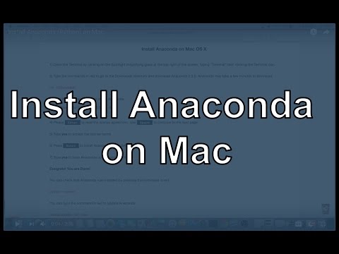 Install Anaconda (Python) on Mac