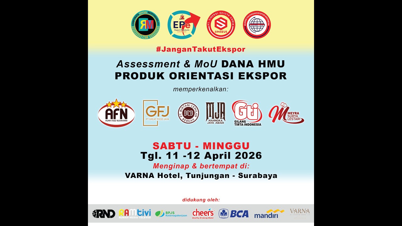 PROGRAM DANA HMU: Asessment dan MoU Realisasi Bantuan Produksi