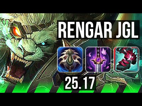 RENGAR vs IVERN (JGL) | 4/2/9 | KR Grandmaster | 25.17
