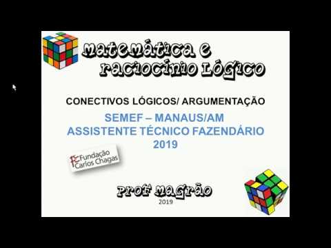QUESTÃO: FCC 2019 - ARGUMENTAÇÃO 01 - SEMEF - MANAUS/AM