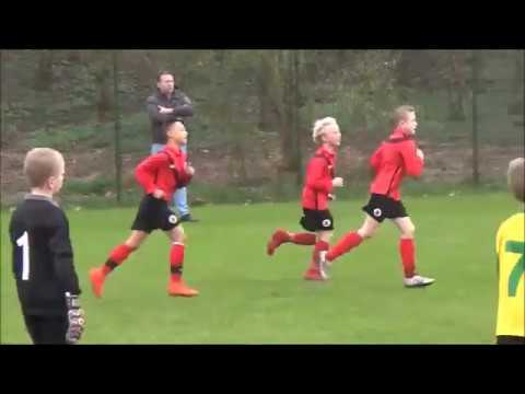 Huizen O10-1 - AFC O10-2  competitie Hoofdklasse uitslag 0-6  (0-3)   14-04-2018