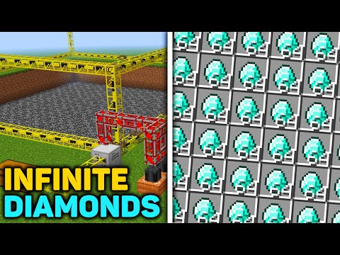 How To Build an AUTOMATIC Mining System In Minecaft! (Quarry Mod Guide)