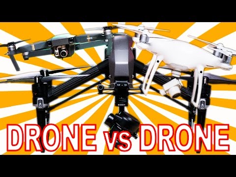 DRONE vs DRONE: DJI Mavic Pro vs Phantom 4 Pro vs Inspire 2 Comparison