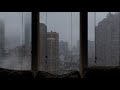 New York Apartment | Rain On Window Sounds, Thunder Sounds - To Help You Sleep & Study 24 Hrs