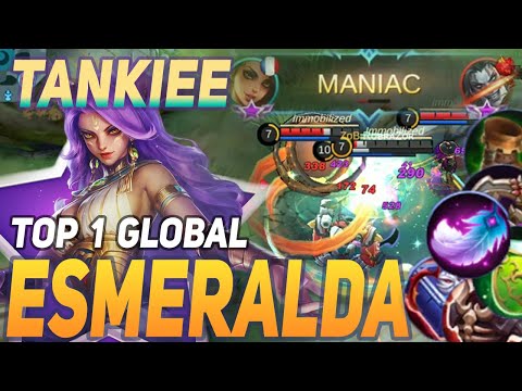 Insane Lifesteal and Turret Dive | Esmeralda Top 1 Global Gameplay - Mobile Legends Bang Bang