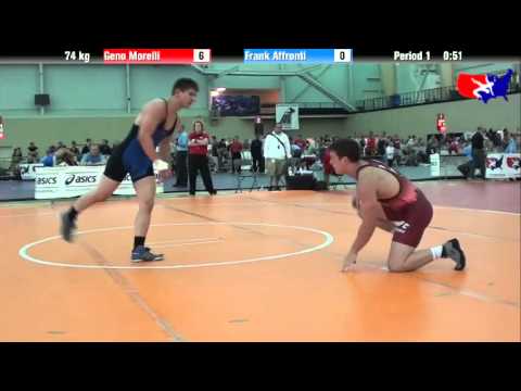 Geno Morelli vs. Frank Affronti at 2013 ASICS University Nationals - FS