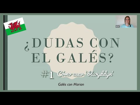 Dudas #1 Cómo usar 'blwyddyn' | Galés con Marian