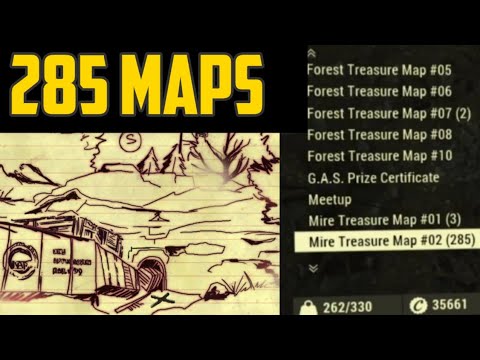Fallout 76 - 285 Mire Treasure Maps Rewards