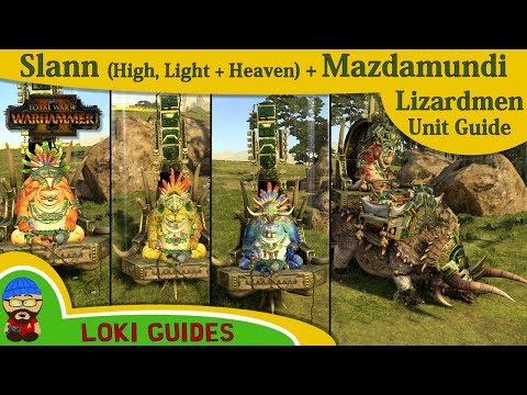 Lizardmen Unit Guide: Slann Mage Priests and Mazdamundi - Total War: Warhammer 2 Army Review