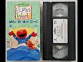 Opening Closing To Elmo S World Wake Up With Elmo 2002 VHS Reversed