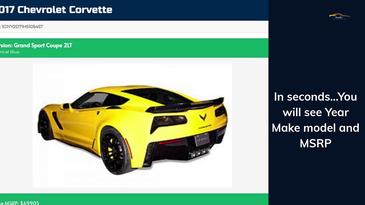 quick tutorial vingo co vin decoder