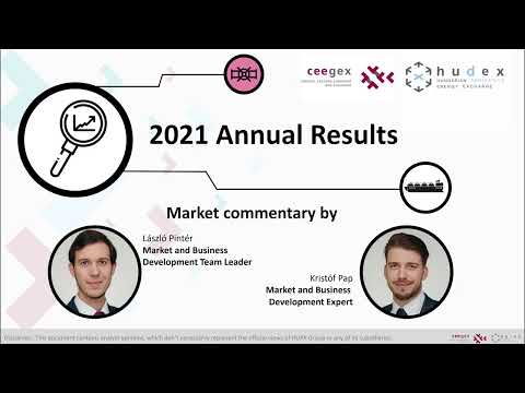 CEEGEX and HUDEX Gas Markets - review of 2021