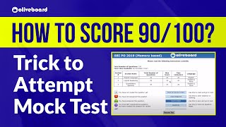 How Toppers Score 90 out of 100 | Oliveboard Mock Test | Online Classes | Trick To Attempt Mock Test