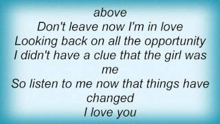 Lisa Stansfield - Don't Leave Me Now I'm In Love Lyrics
