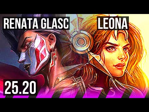 RENATA GLASC & Ezreal vs LEONA & Kai'Sa (SUP) | KR Master | 25.20