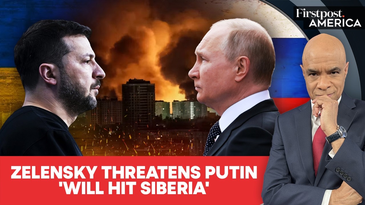 Zelensky Threatens Putin, Says Siberia is Within Range of Ukrainian Strikes | Firstpost America