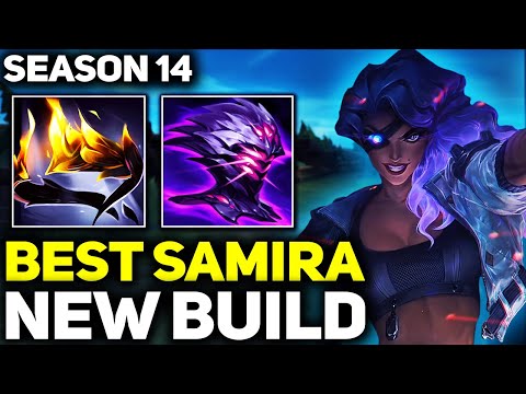 RANK 1 BEST SAMIRA IN THE WORLD NEW BUILD GAMEPLAY! | Season 14 League of Legends