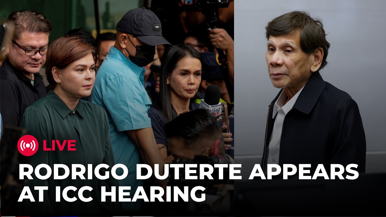 Duterte LIVE: Former Philippines President Rodrigo Duterte Appears in Person At ICC for First Time
