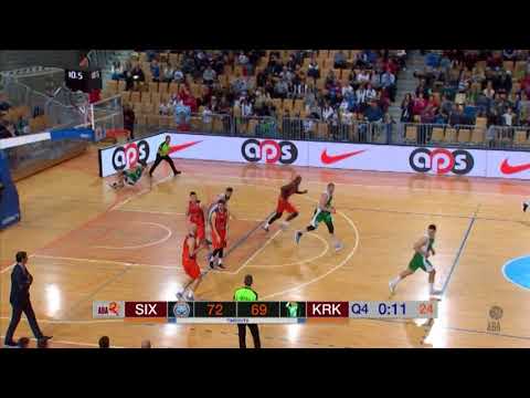 Game winning block by Nejc Zupan (Sixt Primorska - Krka, 15.3.2018)
