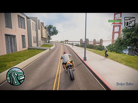 GTA: San Andreas Definitive Edition ►San Fierro Exploration Free Roam Gameplay! RTX 3090 PC Gameplay