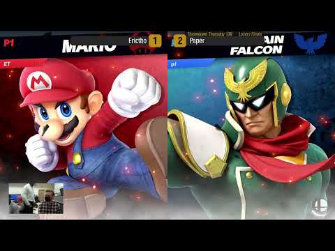 Throwdown Thursday 136 - Losers Finals - EricTho (Wolf/Mario) vs Paper (Captain Falcon)