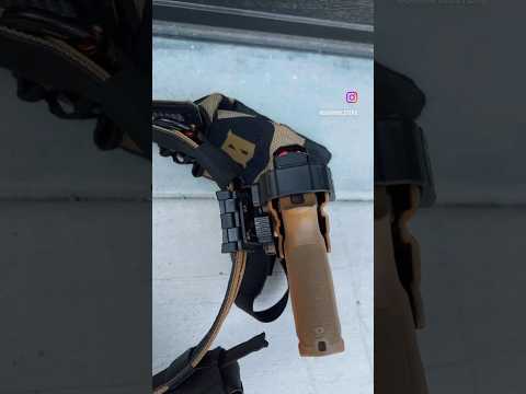 Level 2 Duty Holster with Light Compatibility on Kore Essentials Battle Belt | Dara Holsters #guns