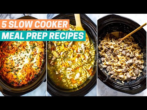 5 HEALTHY SLOW COOKER RECIPES | Easy Crockpot Recipes...