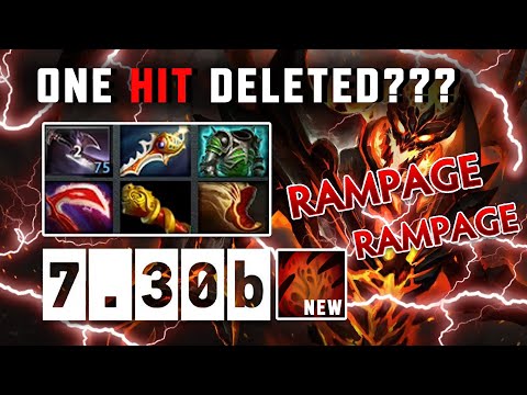 Dota 2 7.30B NEW meta Shadow Fiend physical build one hit delete everyone by Goodwin.Dota 2 fun play