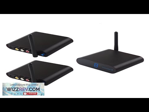 AV230 Wireless AV Transmitter and 2 Receivers 2.4G 300m Video Audio HD